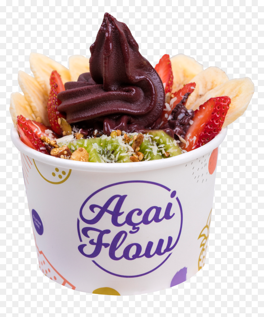 Frozen Yogurt, HD Png Download - acai bowl png