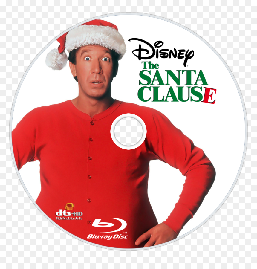 The Santa Clause Bluray Disc Image - Santa Clause Movie Poster, HD Png Download - santa clause png