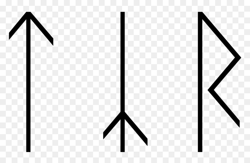 Norse Mythology Tyr Symbol, HD Png Download - runes png
