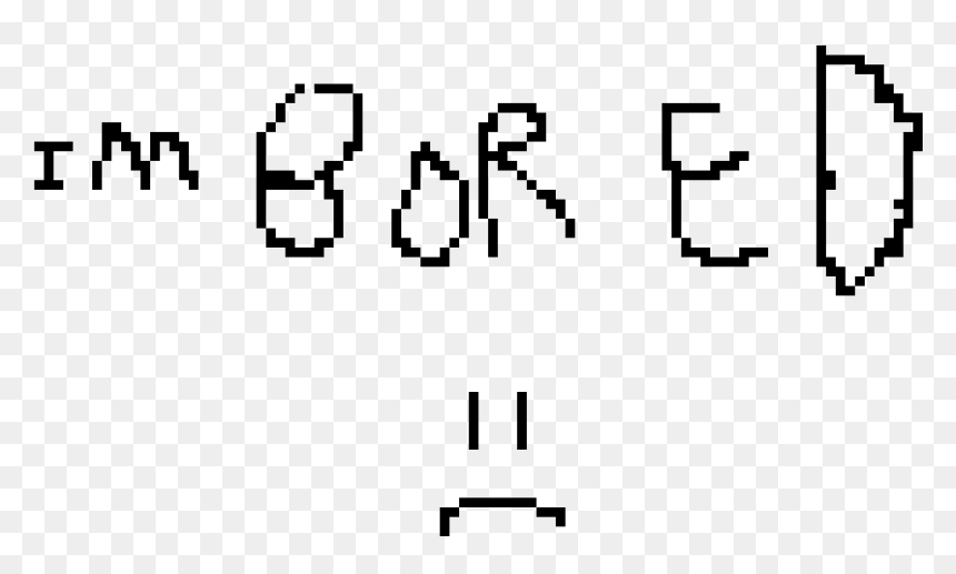Black-and-white, HD Png Download - bored png