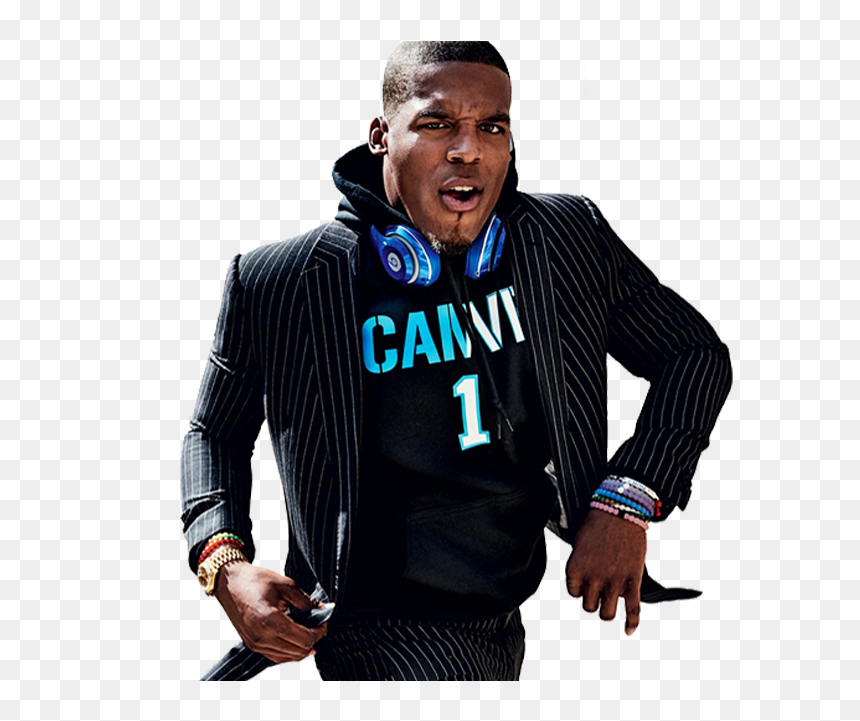 Follow Cam Newton - Cam Newton Gq, HD Png Download - cam newton png