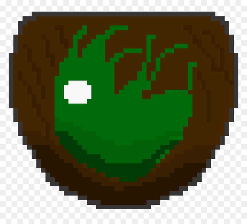 The Trophy Drops From Gigantic Green Slime At A Chance - Donut Pixel Png, Transparent Png - green slime png