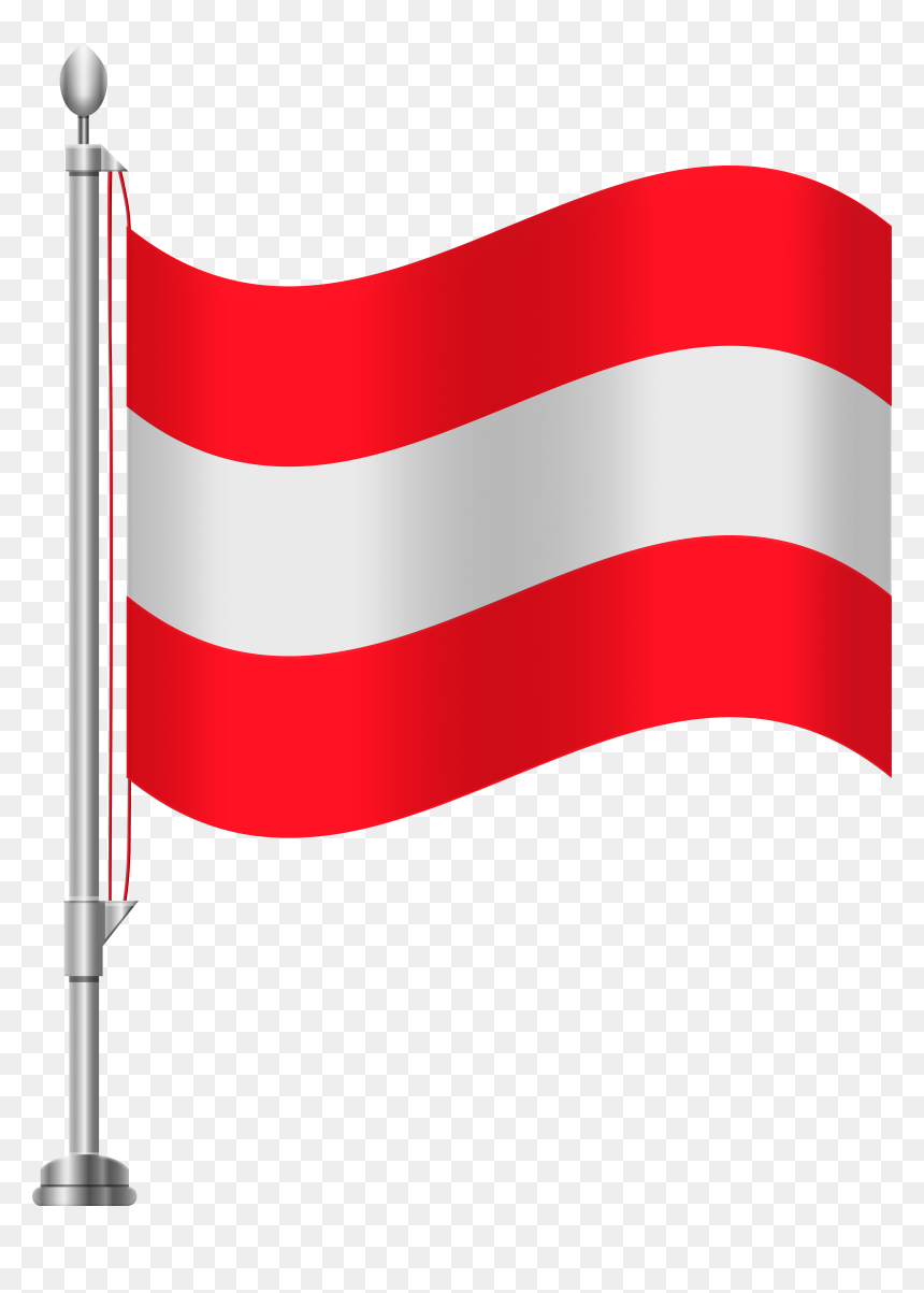 Austria Flag Png Clip Art, Transparent Png - american flag icon png