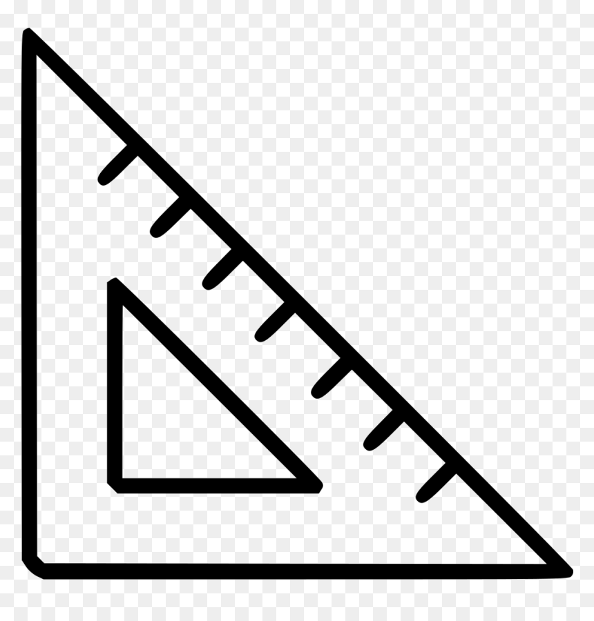 Design Ruler Setsquare Tools Triangle Triangles - Slope, HD Png Download - triangle design png