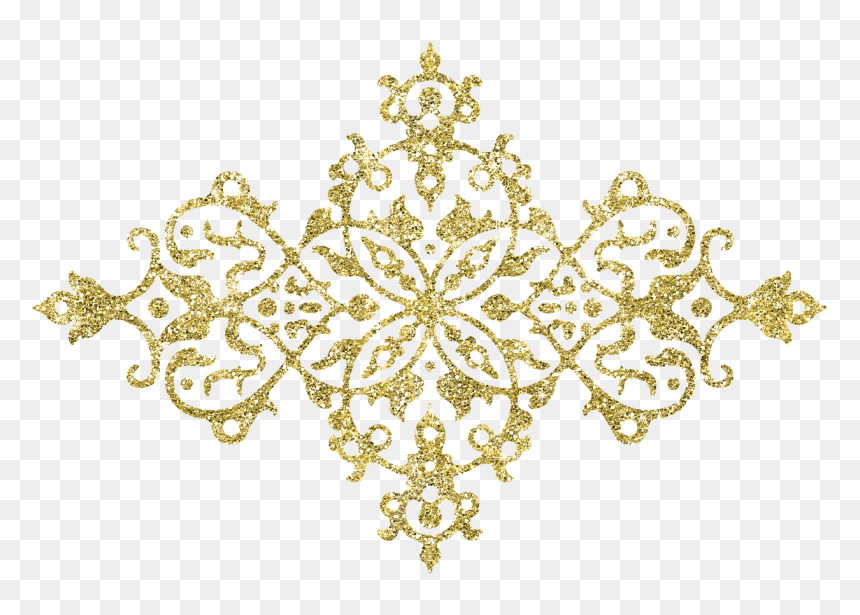 Восточный Арнамент На Стены, HD Png Download - gold pattern png