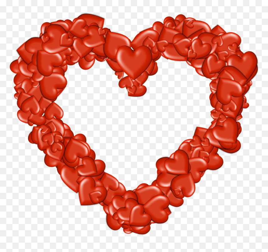 Heart Made Of Hearts - Portable Network Graphics, HD Png Download - corazones tumblr png