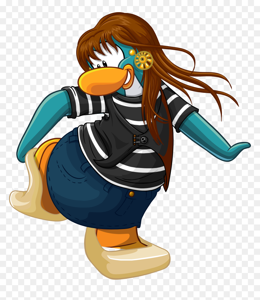 Club Penguin Penguin Girl , Png Download - Club Penguin Penguin Girls, Transparent Png - club girl png