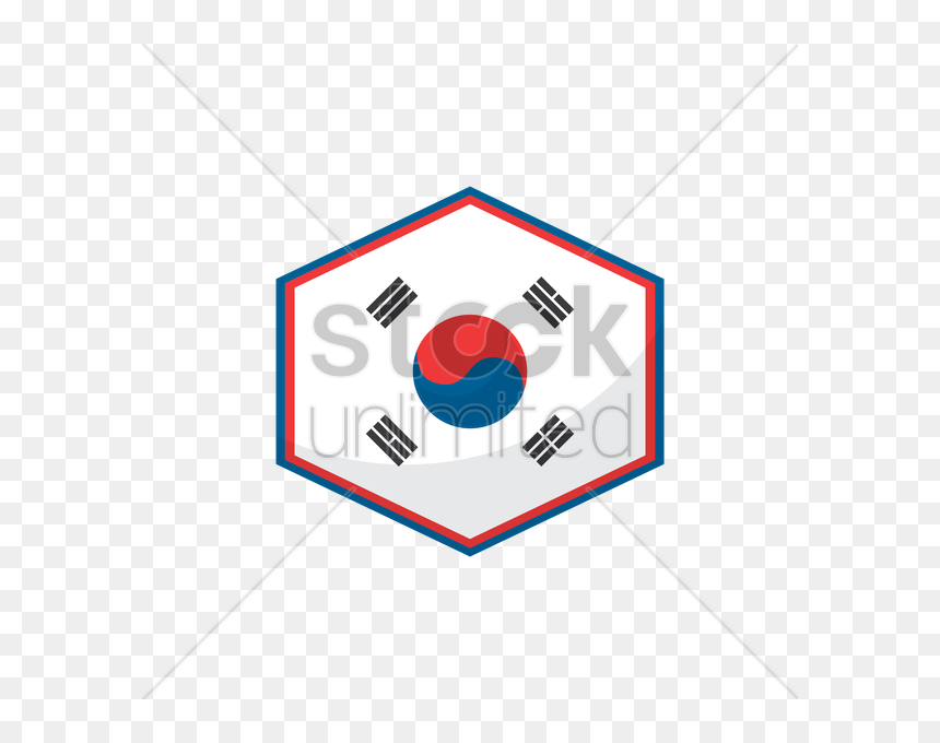 South Korea Flag Icon V矢量图形 - Kick American Football, HD Png Download - american flag icon png