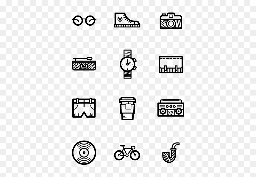 Icons Hipster, HD Png Download - conversation icon png
