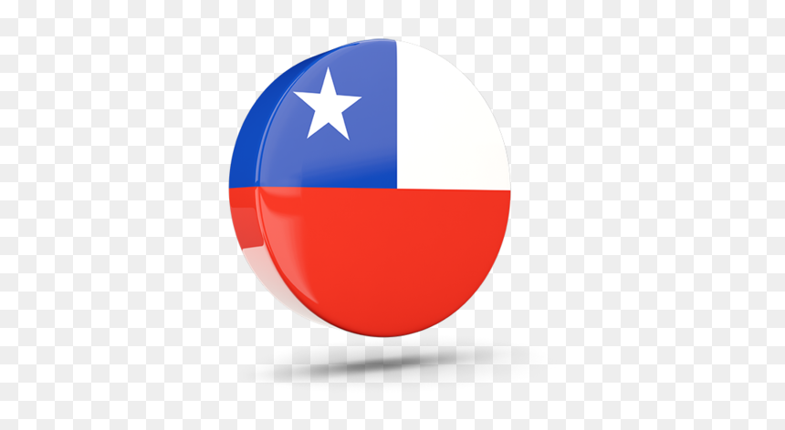 Glossy Round Icon Ilration Of Flag - Logo Chile 3d, HD Png Download - american flag icon png