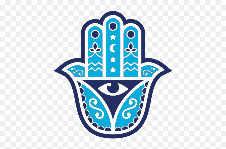 Fatima Hamsa Hand Good Luck Palm - Hamsa, HD Png Download - hamsa png