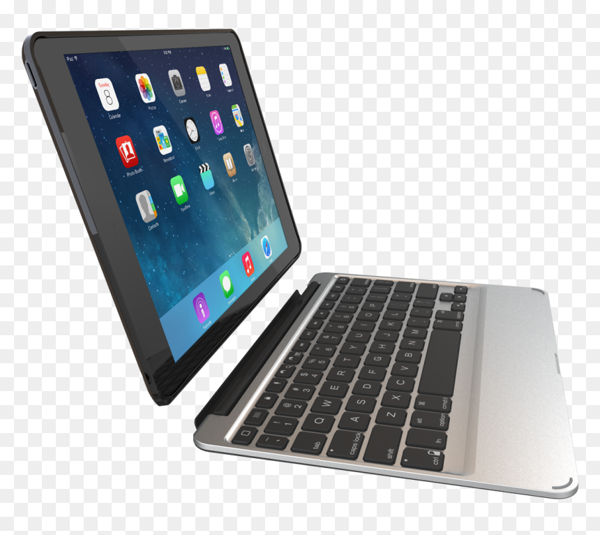 243 9 Slim Book For New Ipad Air Detached - Zagg Slim Book Ipad Air 2, HD Png Download - ipad air png