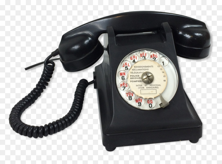 Old Phone In Black Bakelite"
 Src="https - Corded Phone, HD Png Download - old phone png