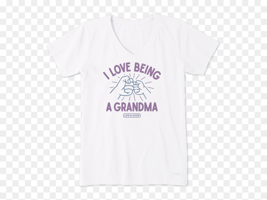 Women"s Grandma Fist Bump Crusher Vee - Kiwanis Shirt For Kids, HD Png Download - fist bump png