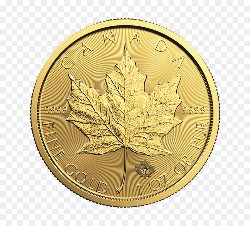 Transparent Canadian Maple Leaf Png - 2019 Gold Maple Leaf Coin, Png Download - canadian maple leaf png
