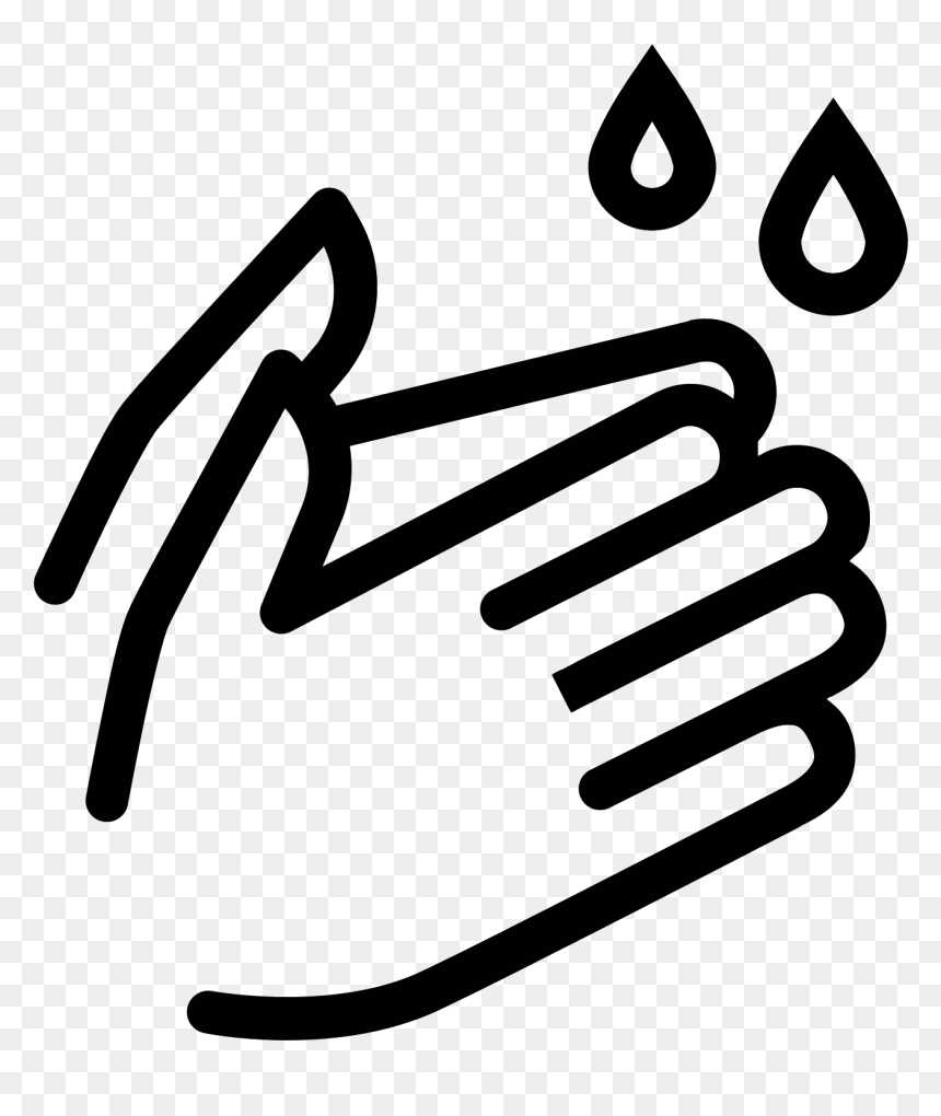 Wash Your Hands Icon, HD Png Download - hand vector png