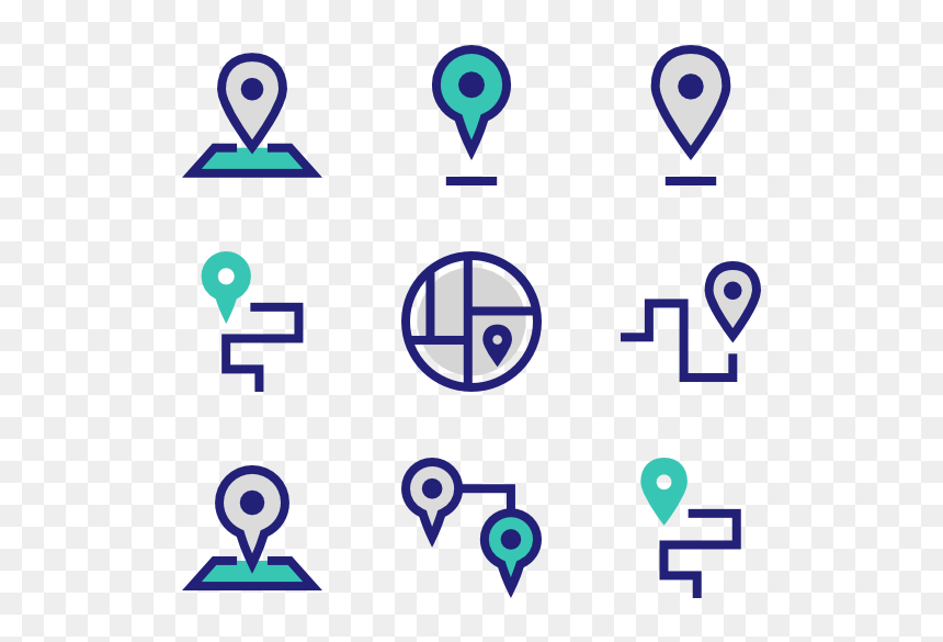 Clip Art, HD Png Download - map pins png