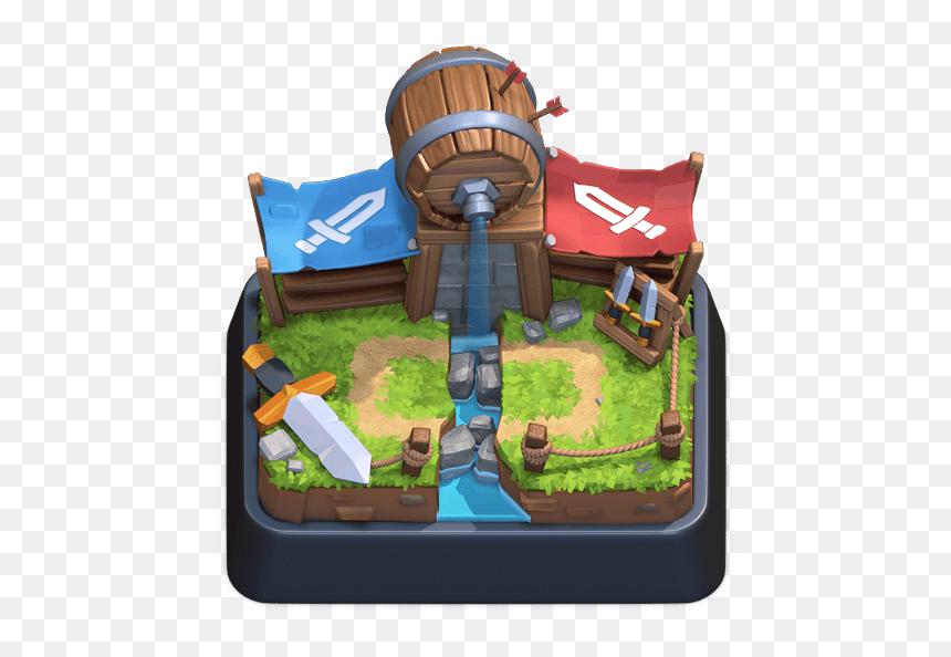 Arenas De Clash Royale, HD Png Download - clash royale king png