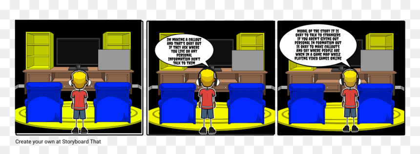 Storyboard That Video Game Story, HD Png Download - callout png