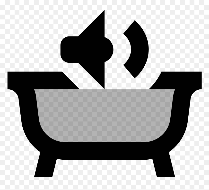 Bathroom Sound Icon , Png Download - Chair, Transparent Png - sound icon png