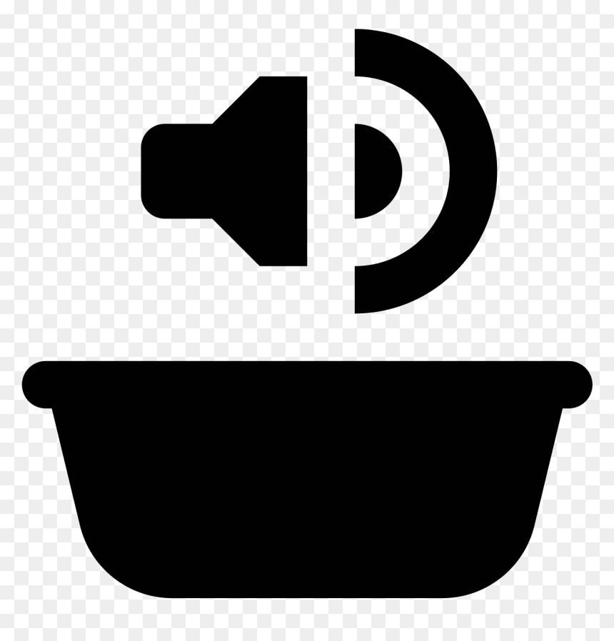 Bathroom Sound Icon Clipart , Png Download - Sign, Transparent Png - sound icon png