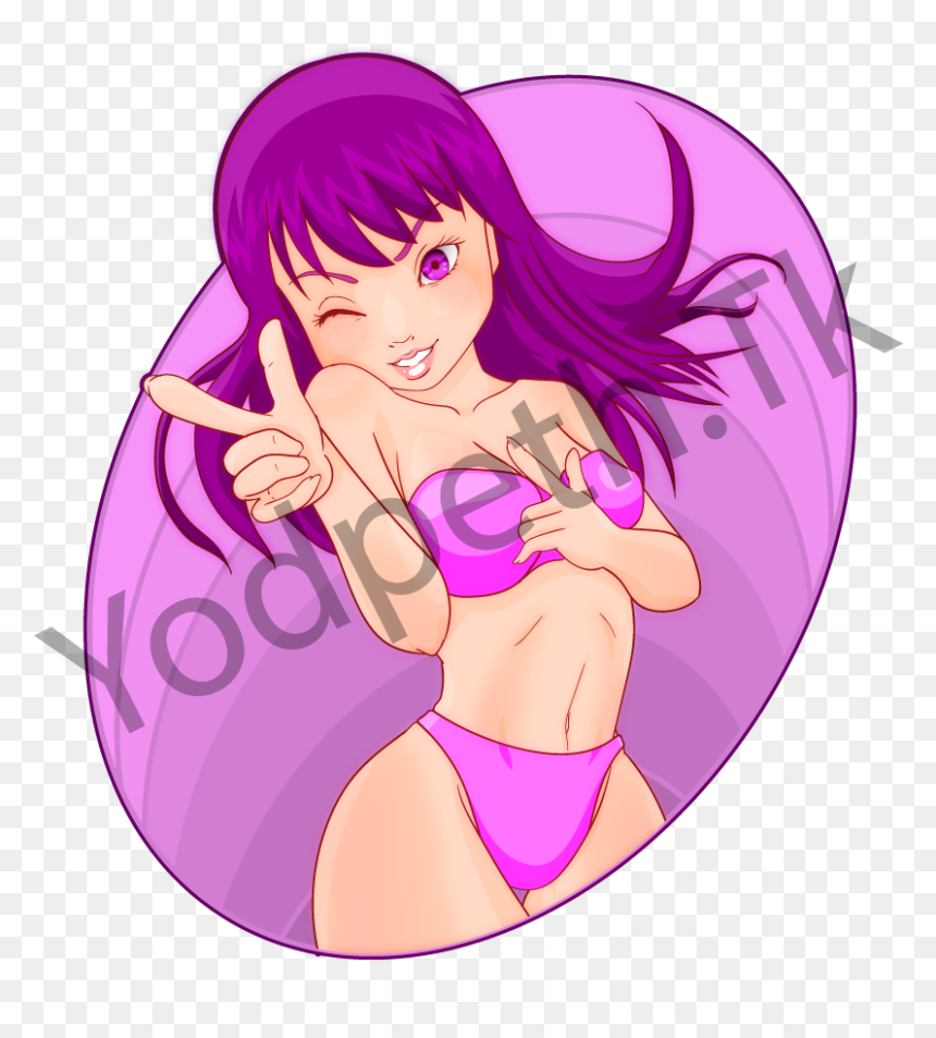 Cartoon, HD Png Download - bikini girl png