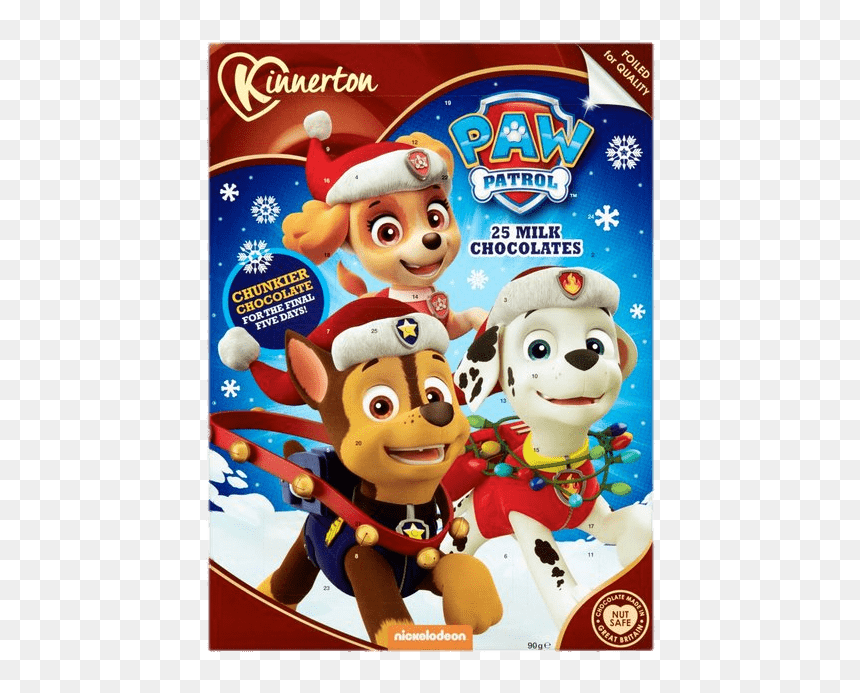 Chocolate Advent Calender Kids, HD Png Download - paw patrol characters png