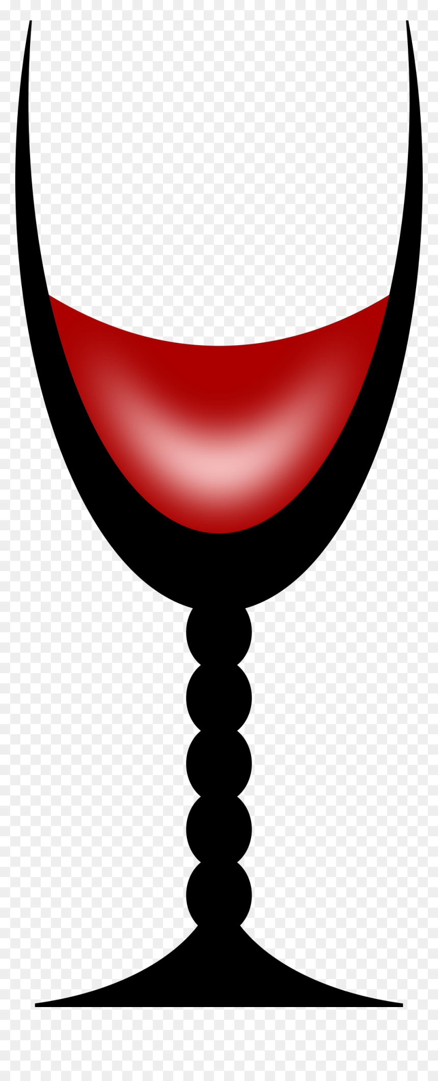 Stylised Glass Of Wine Clipart , Png Download - Wine Glass, Transparent Png - wine clipart png