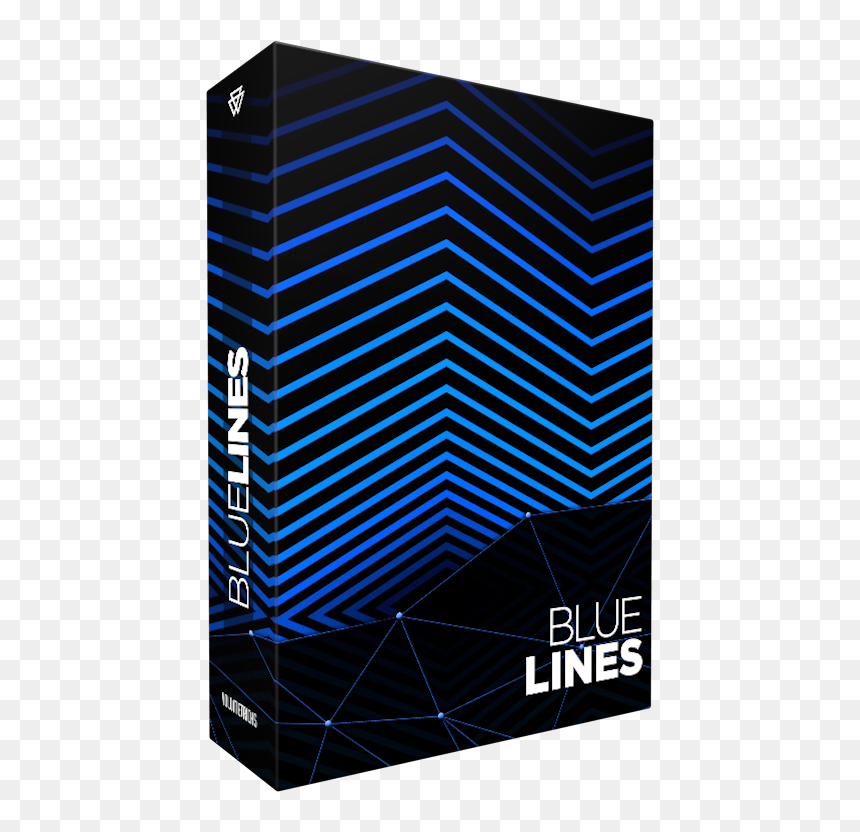 Blue Lines Vj Loops, HD Png Download - blue lines png
