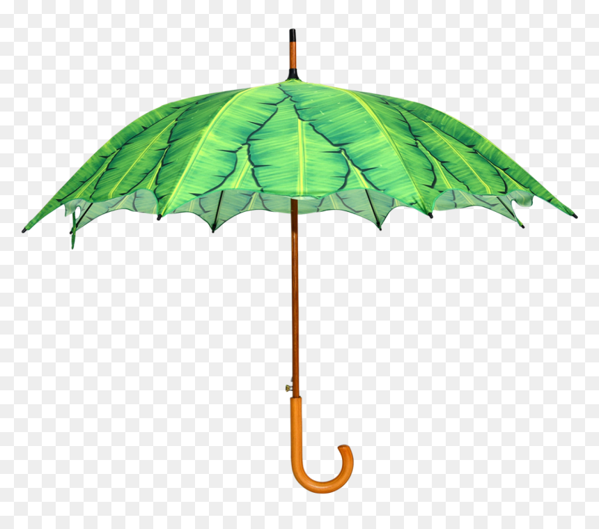 Umbrella Banana Leaves - Umbrella, HD Png Download - banana leaves png
