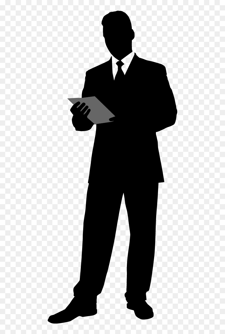 Illustration, HD Png Download - businessman silhouette png