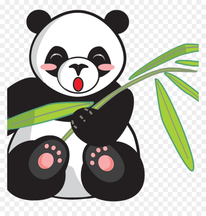 Giant Panda Clipart Giant Panda Bear Download Drawing - Panda Name In Chinese, HD Png Download - cute panda png