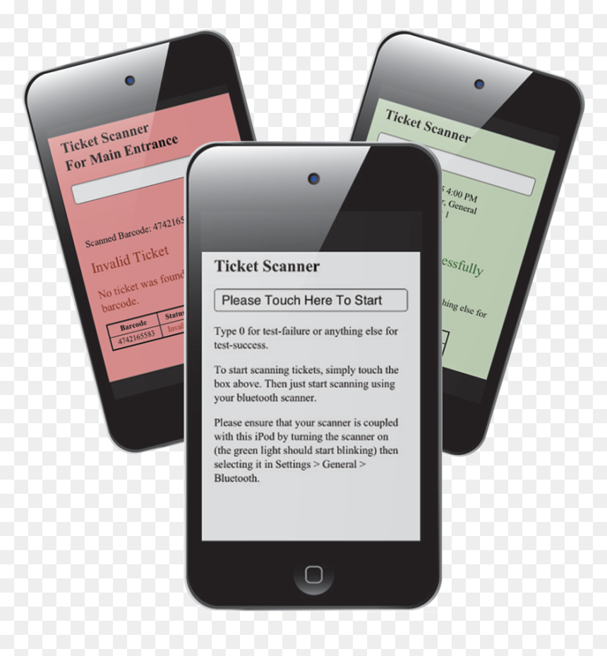 Iphone, HD Png Download - ticket barcode png