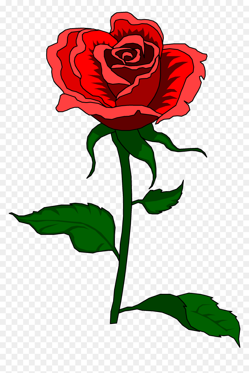 How Did Homer Barron Die - Mothers Day Rose, HD Png Download - cartoon rose png