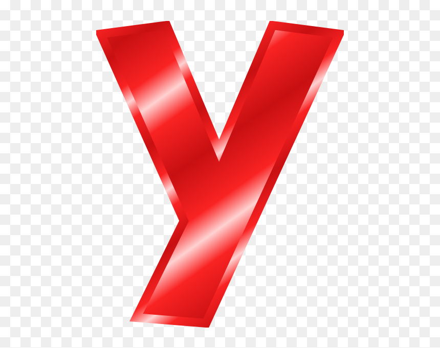 Effect Letters Alphabet Red Letter Y - Red Letter Y Clipart, HD Png Download - red effect png