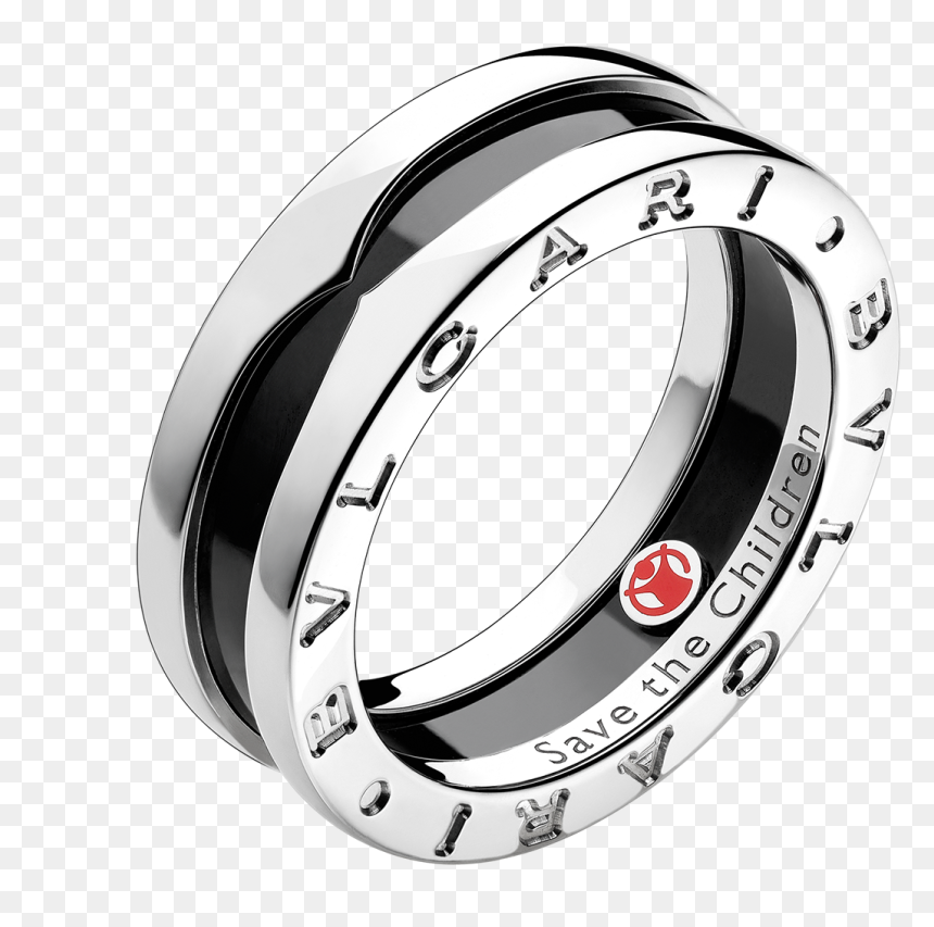 Bvlgari Save The Children Ring, HD Png Download - black ring png