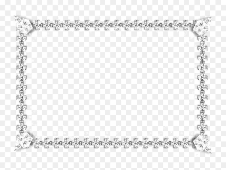 Attractive Diamond Picture Frames Inspiration Ideas - Transparent Diamond Frame Png, Png Download - diamond frame png