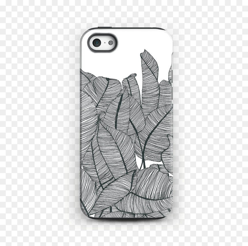 Banana Leaves Case Iphone 5/5s Tough - Mobile Phone Case, HD Png Download - banana leaves png