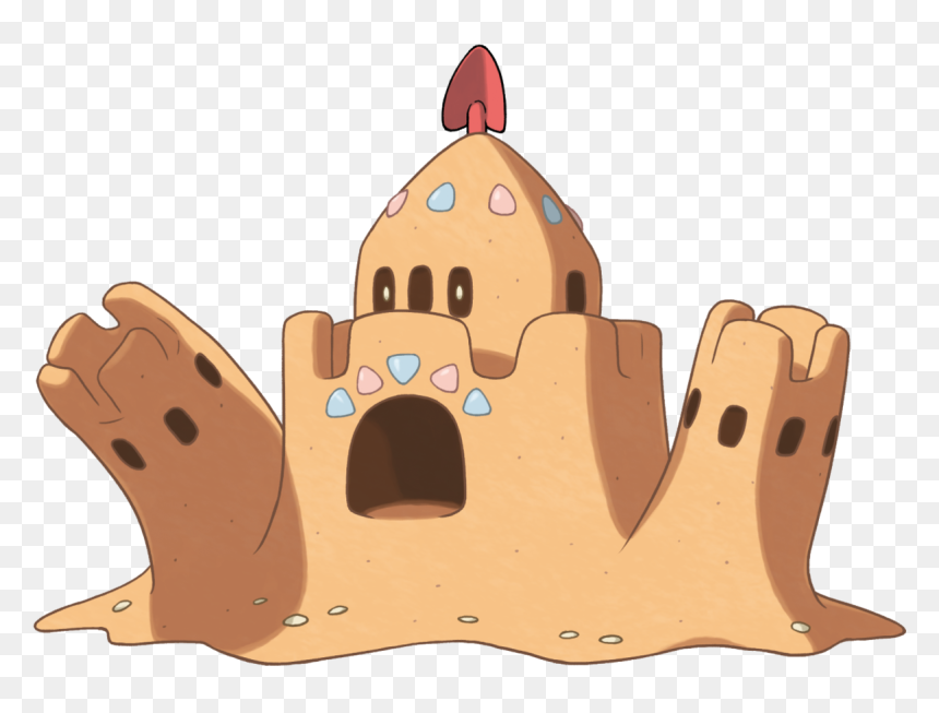 Dirt Clipart Sand Pile - Palossand Pokemon, HD Png Download - sand pile png
