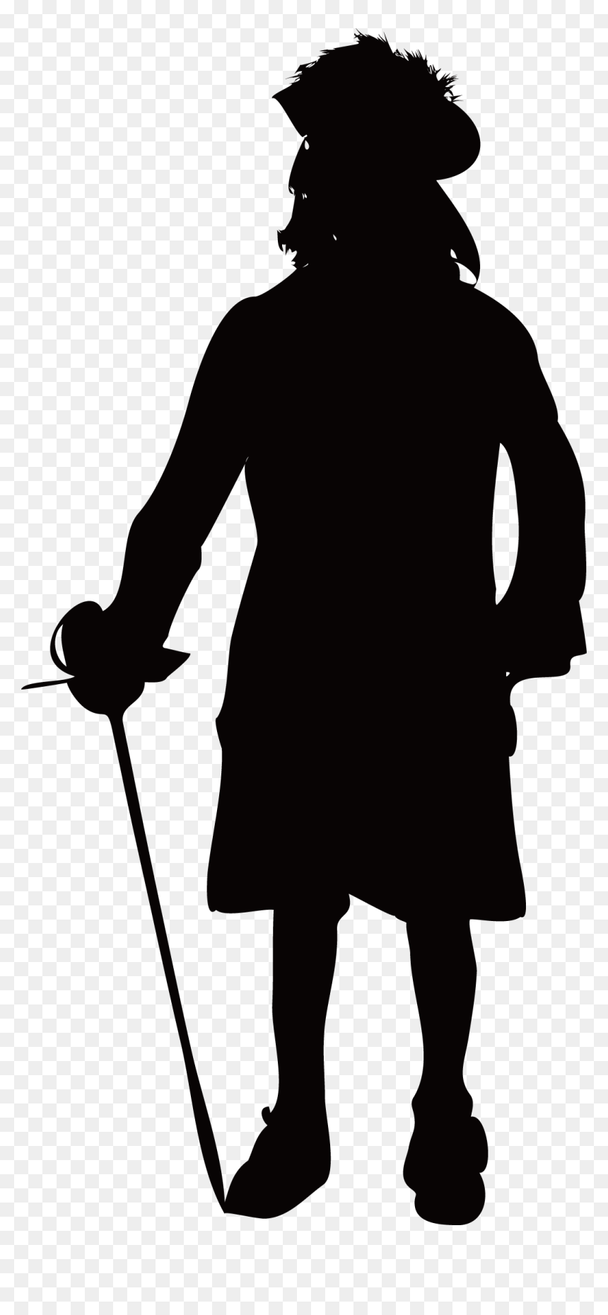 Silhouette Black And White - Portable Network Graphics, HD Png Download - soldier salute silhouette png