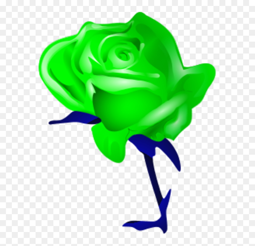 Rose Vector Clip Art Clipart - Love Flowers Photo Download, HD Png Download - cartoon rose png