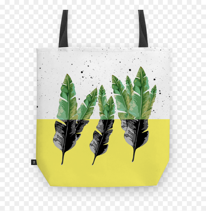 Bolsa Banana Leaves De Gal Pop Designna - Banana Leaf, HD Png Download - banana leaves png