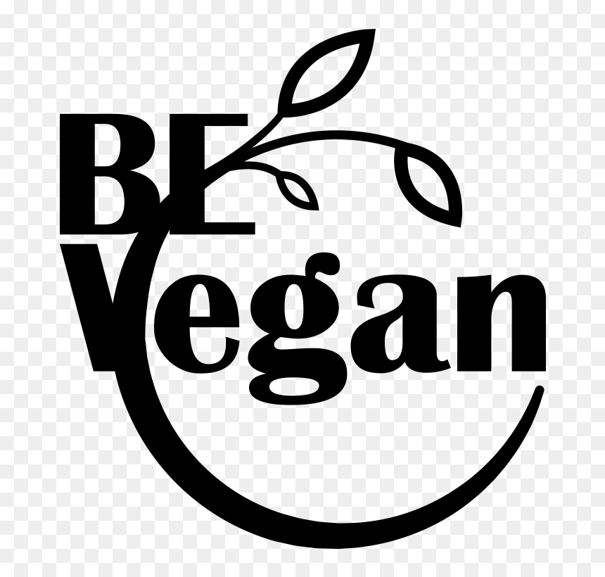 Be Vegan Logo Hq - Illustration, HD Png Download - vegan logo png