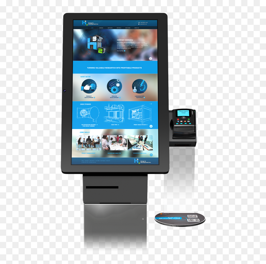 Ticketing Kiosk, HD Png Download - ticket barcode png