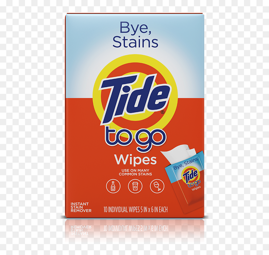 Tide To Go Stain Remover Wipes - Graphic Design, HD Png Download - wine stain png