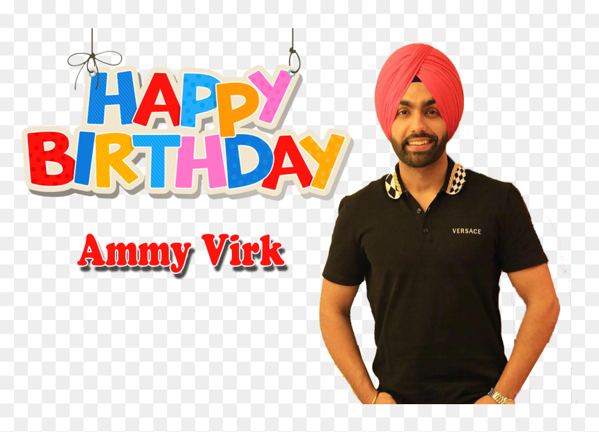Ammy Virk Png Transparent Image - Happy Birthday Ammy Virk, Png Download - versace png