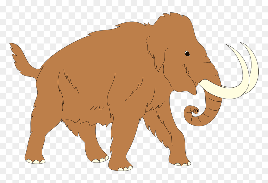 Wooly Mammoth Cartoon, HD Png Download - mammoth png
