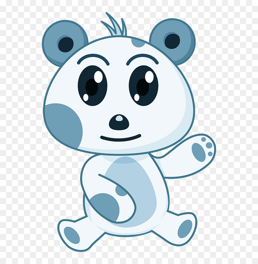 Cute Panda Clipart - Cartoon, HD Png Download - cute panda png