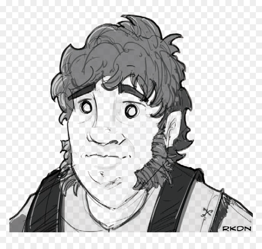 Hogan Has Shaggy, Unkempt Brown Hair Growing Down Into - Cartoon Hair Shaggy, HD Png Download - shaggy png