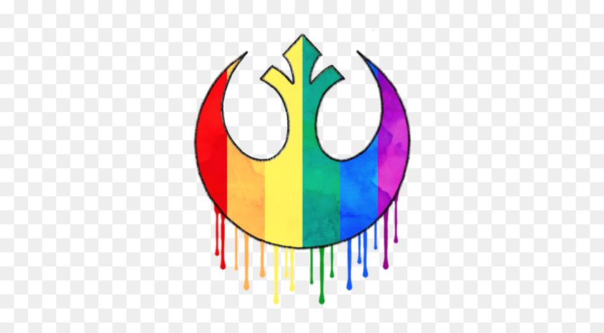 Starwars Clipart Rebel Alliance - Star Wars Pride Flag, HD Png Download - rebel png